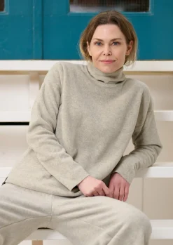 BLUSE HØJ HALS | 1360|Henriette Steffensen Copenhagen Shop