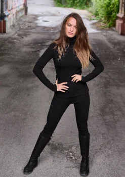 BLUSE MED HØJ HALS | 71603|Henriette Steffensen Copenhagen Flash Sale