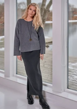 BLUSE MED RUND HALS | 1355|Henriette Steffensen Copenhagen Clearance