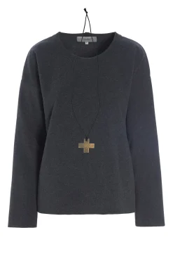 BLUSE MED RUND HALS | 1355|Henriette Steffensen Copenhagen Discount