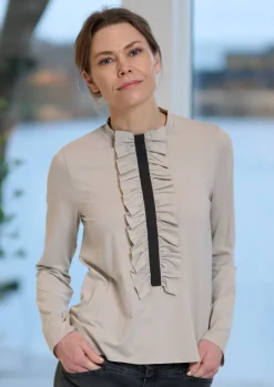 BLUSE M/flæser | 96090|Henriette Steffensen Copenhagen Shop