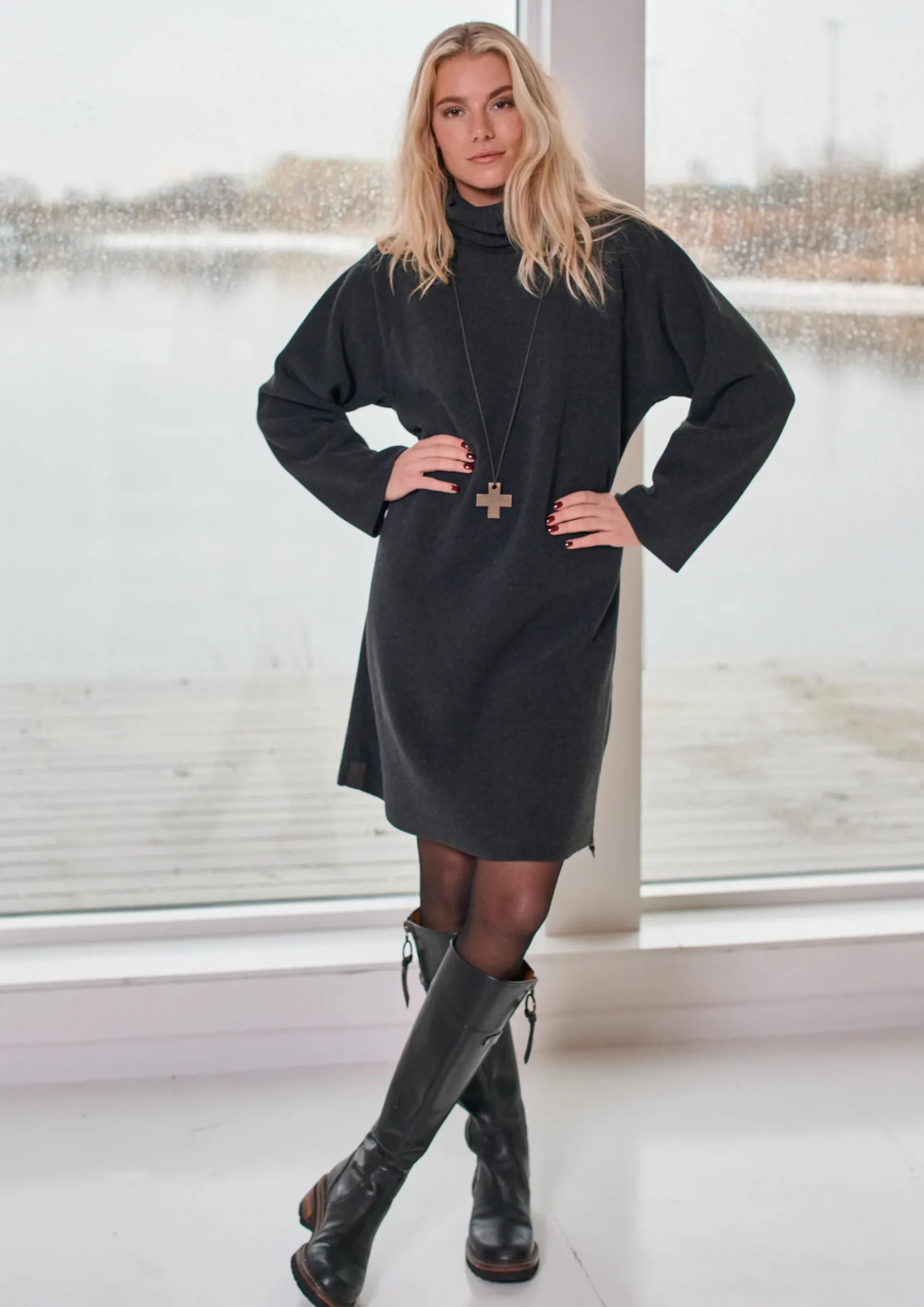 KJOLE MED HØJ HALS | 3246|Henriette Steffensen Copenhagen Discount