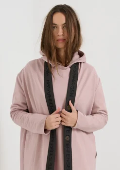 LANG CARDIGAN MED MESSINGKNAPPER | 77003|Henriette Steffensen Copenhagen Online