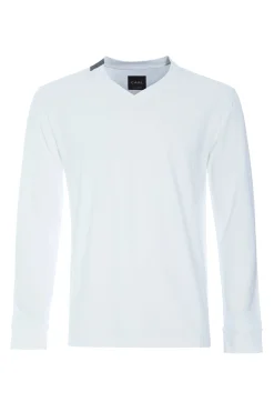 T-SHIRT MED V-HALS LANGÆRMET | 1021C|Henriette Steffensen Copenhagen New